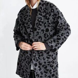 Madewell x Texture & Thread Blazer Coat in Jungle Cat | S